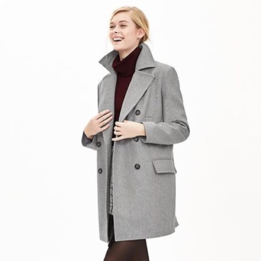 Grey Banana Republic Coat